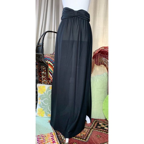 70s Column Maxi Skirt - Picture 1 of 5